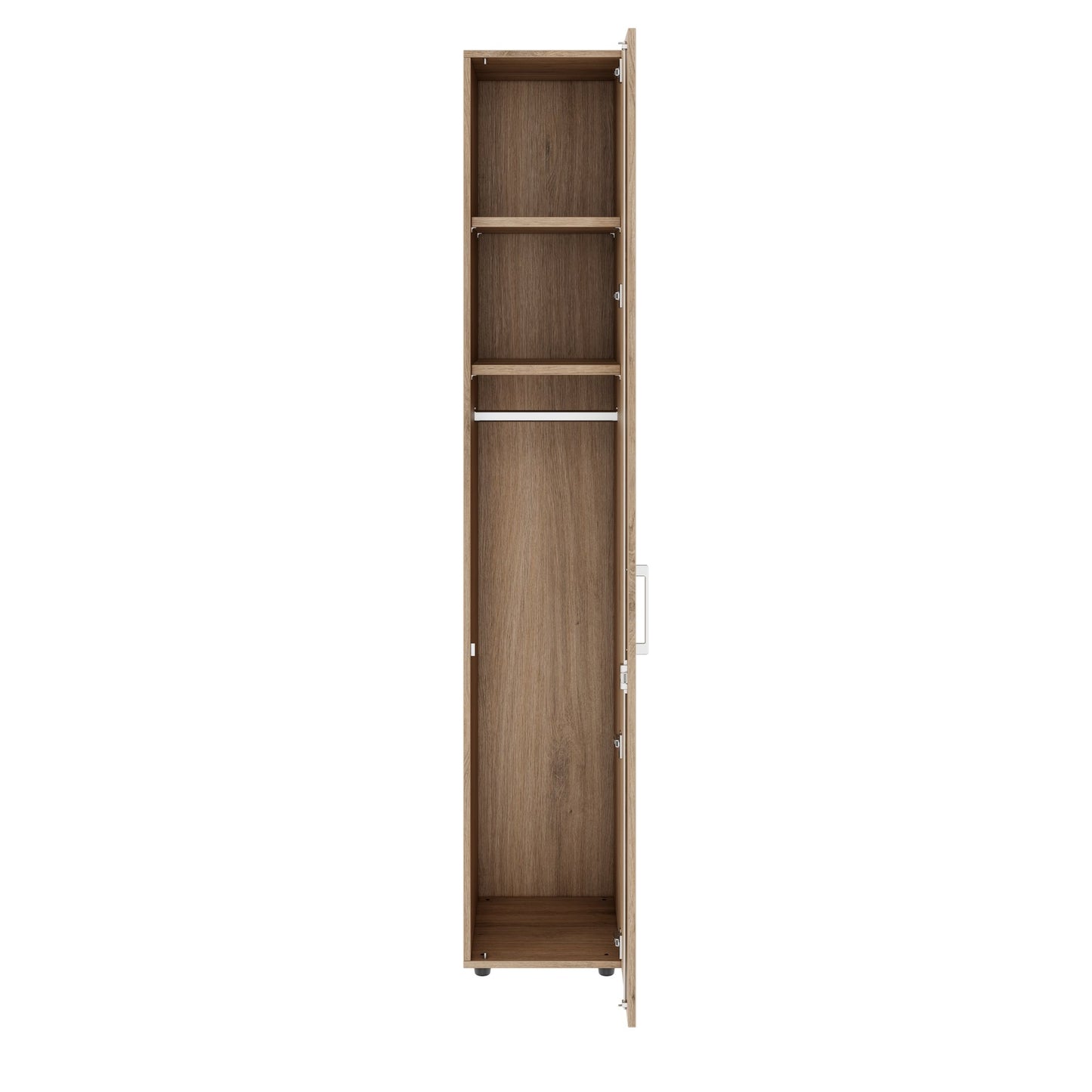 PRO Gabinetto di Cloakroom | 6 OH, 400 - 600 x 2250 mm, morbido -close, area naturale