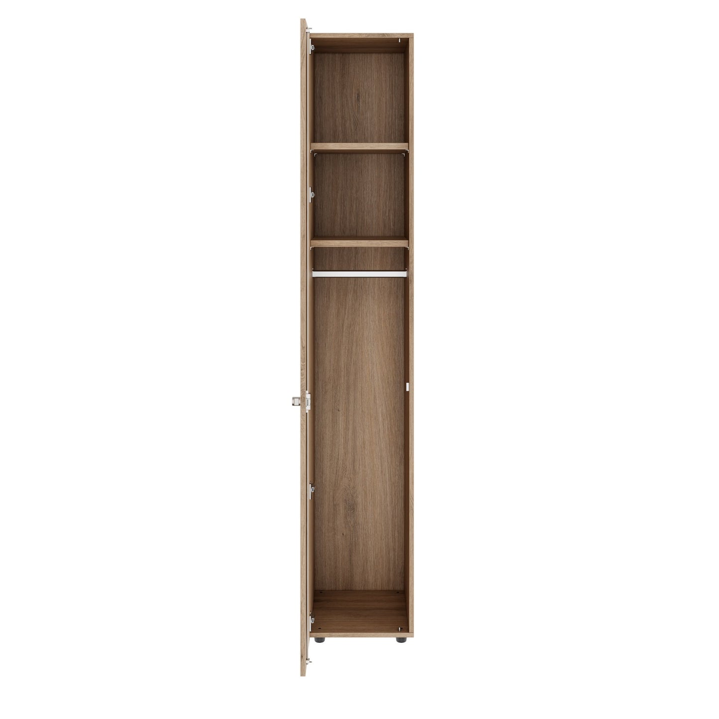 PRO Gabinetto di Cloakroom | 6 OH, 400 - 600 x 2250 mm, morbido -close, area naturale
