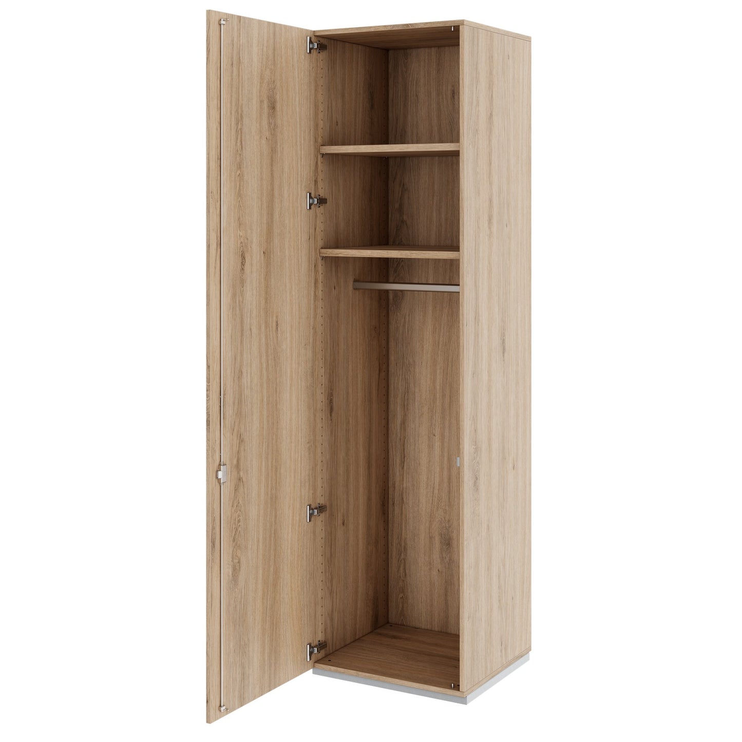 PRO Gabinetto di Cloakroom | 6 OH, 400 - 600 x 2250 mm, morbido -close, area naturale