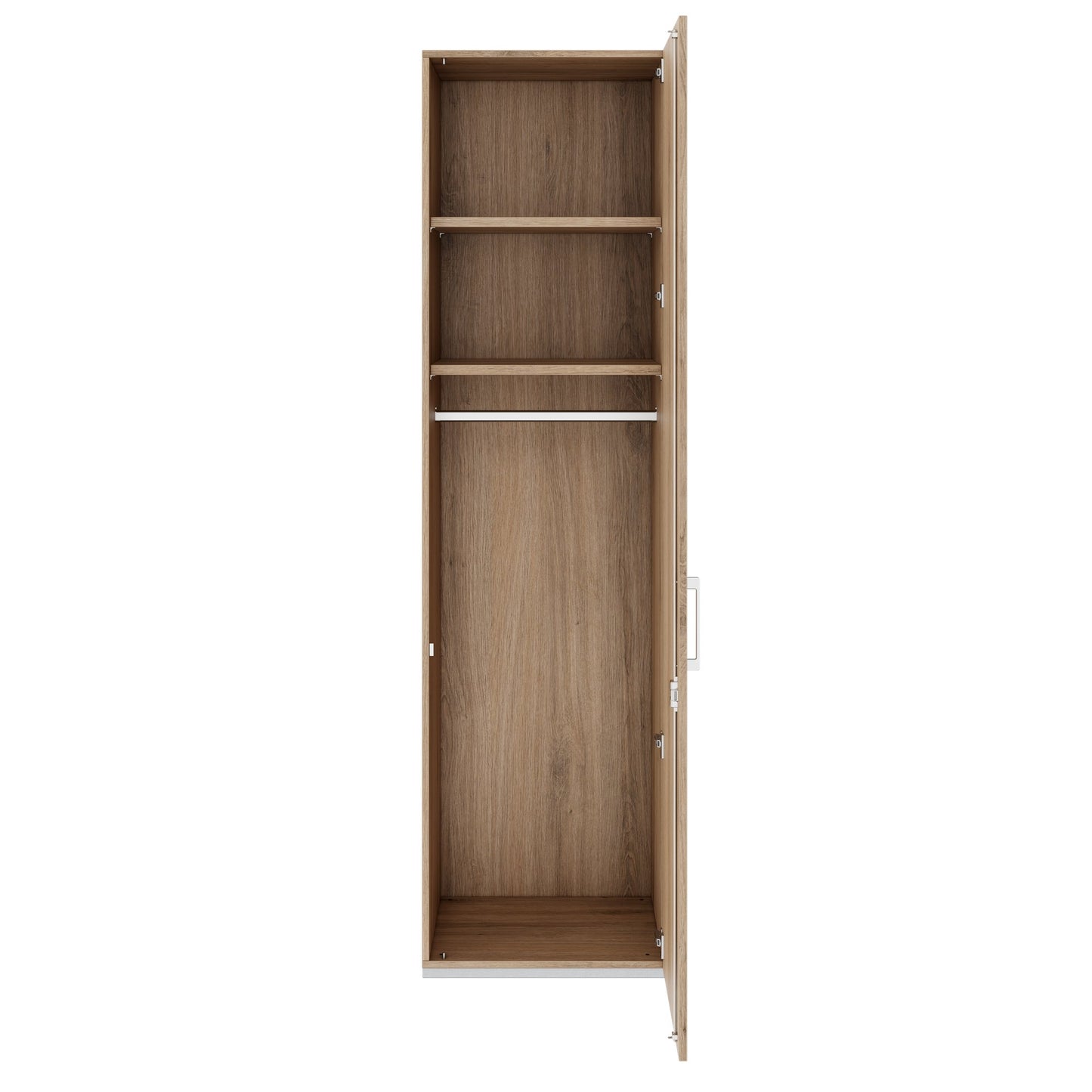 PRO Gabinetto di Cloakroom | 6 OH, 400 - 600 x 2250 mm, morbido -close, area naturale