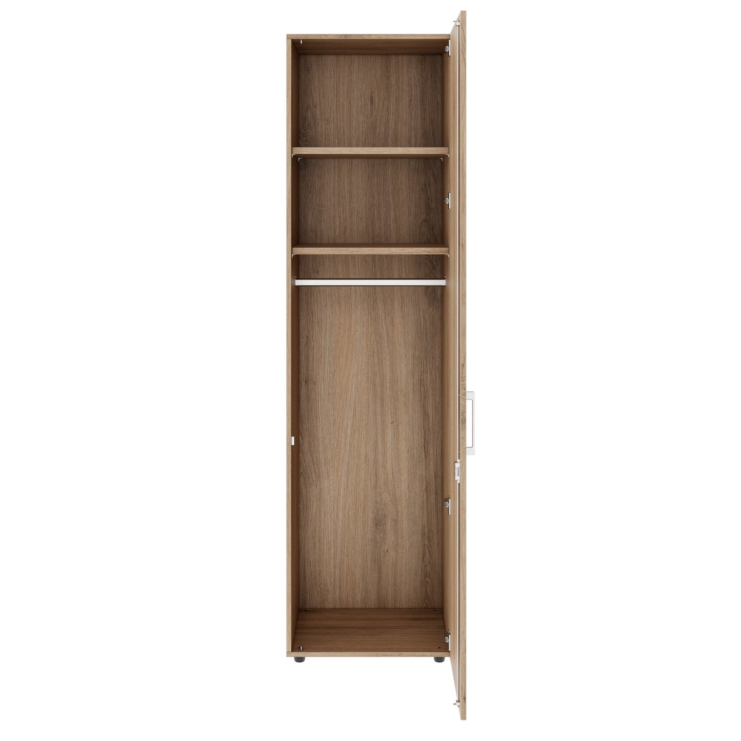 PRO Gabinetto di Cloakroom | 6 OH, 400 - 600 x 2250 mm, morbido -close, area naturale