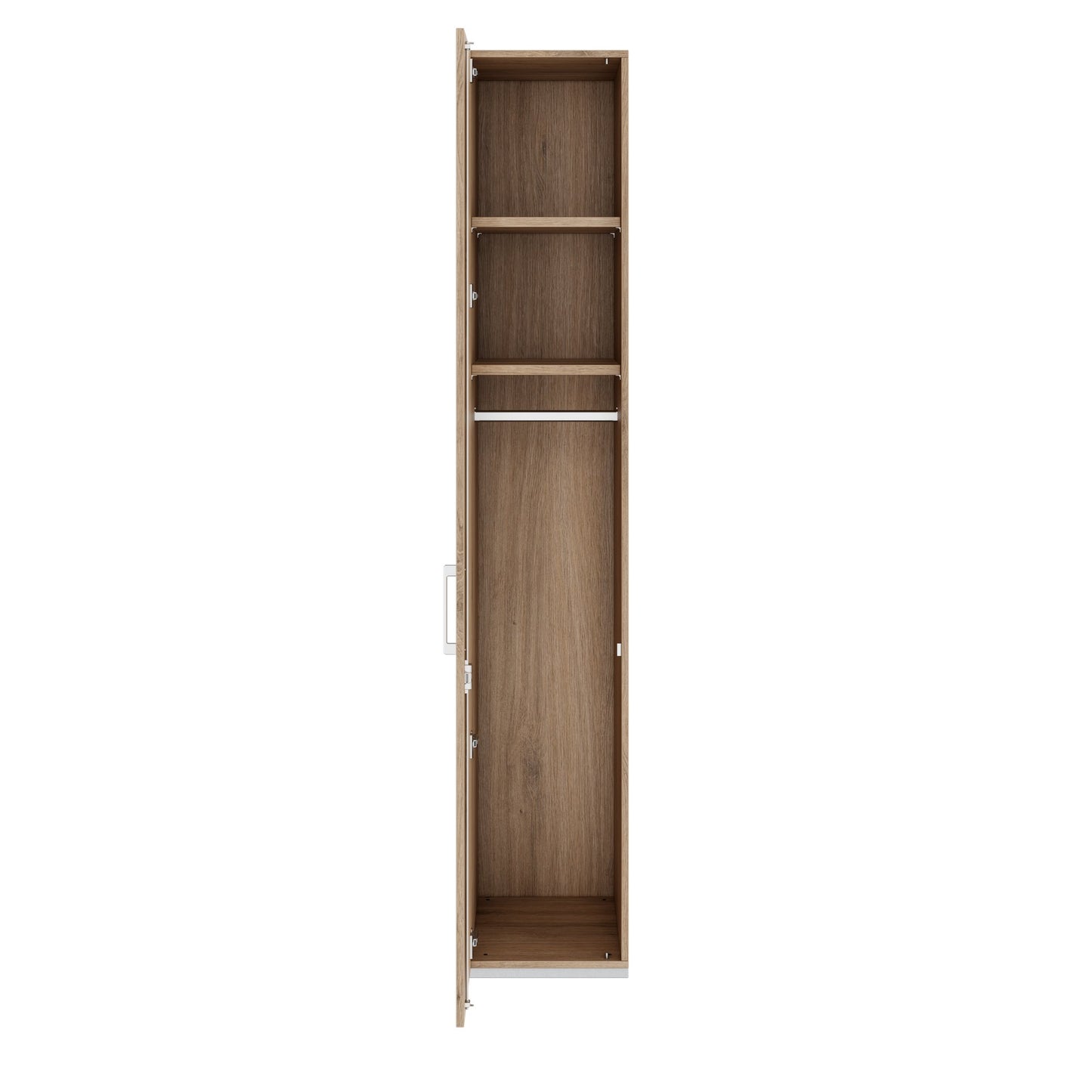 PRO Gabinetto di Cloakroom | 6 OH, 400 - 600 x 2250 mm, morbido -close, area naturale