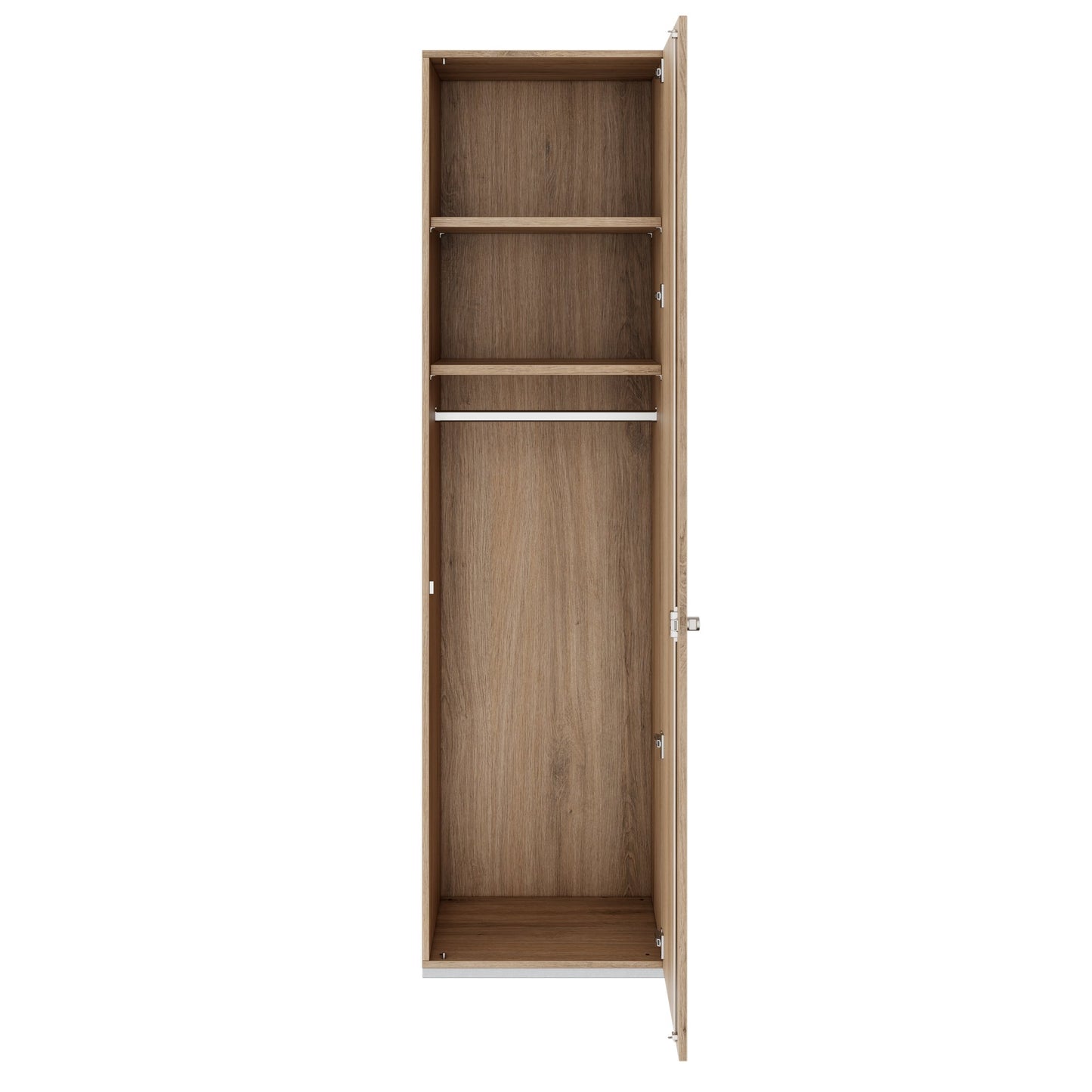 PRO Gabinetto di Cloakroom | 6 OH, 400 - 600 x 2250 mm, morbido -close, area naturale