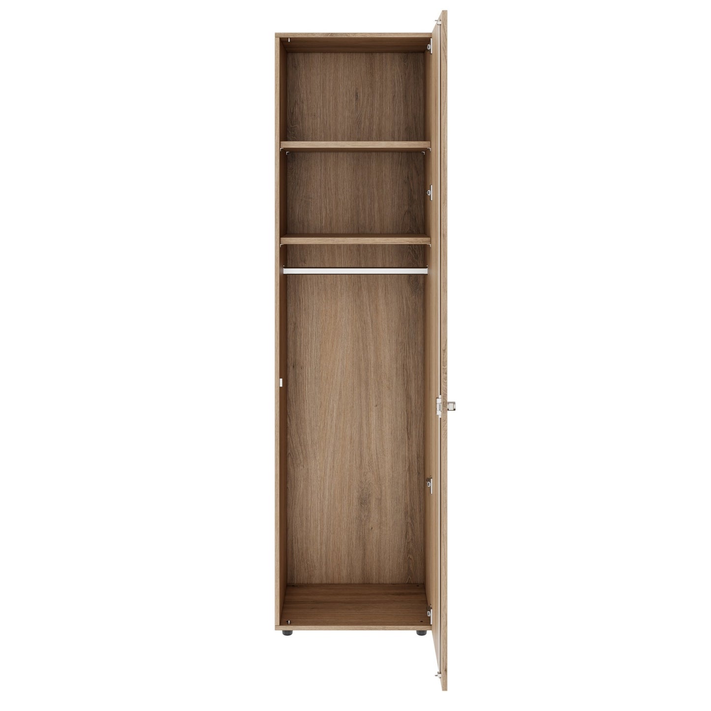 PRO Gabinetto di Cloakroom | 6 OH, 400 - 600 x 2250 mm, morbido -close, area naturale