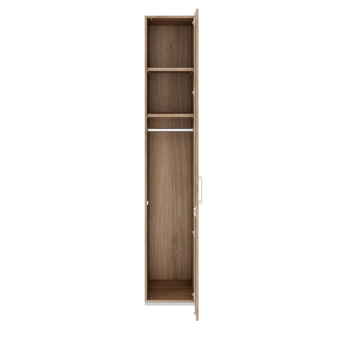 PRO Gabinetto di Cloakroom | 6 OH, 400 - 600 x 2250 mm, morbido -close, area naturale