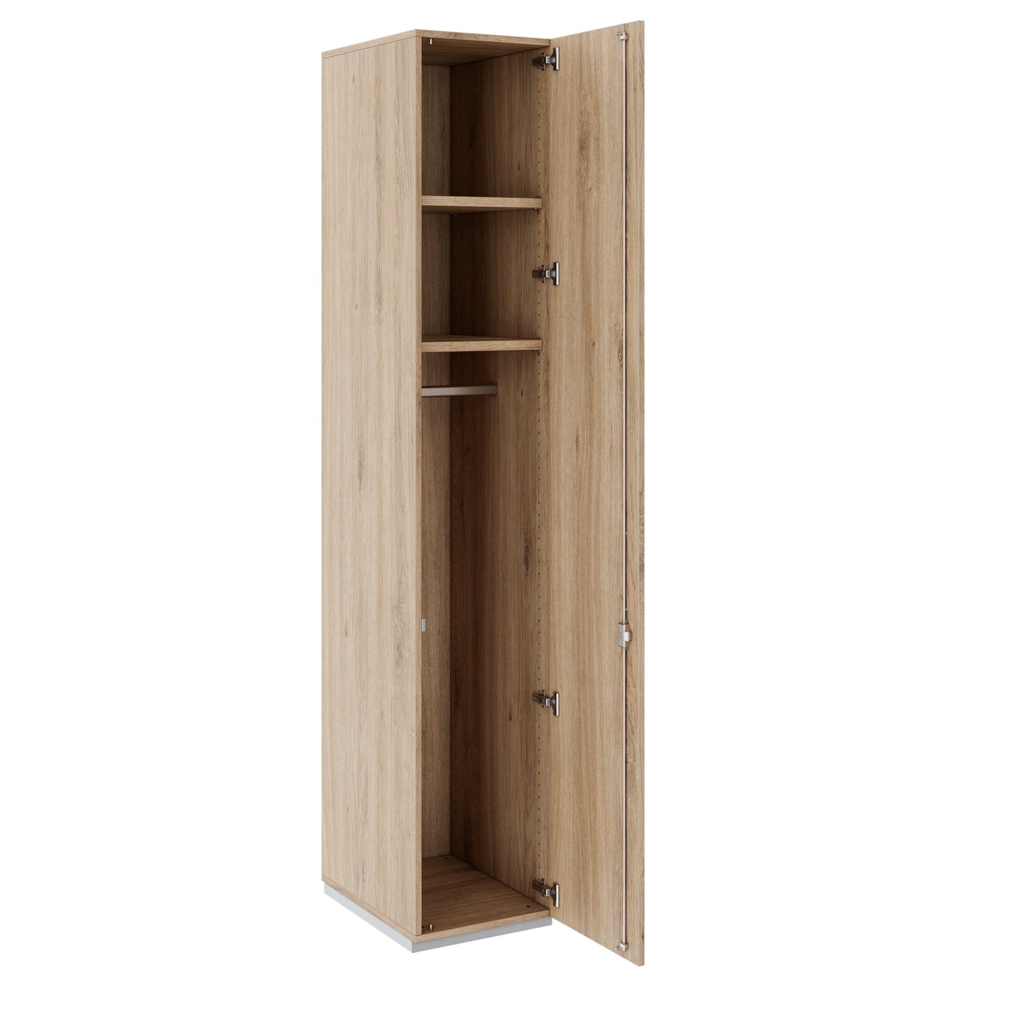 PRO Gabinetto di Cloakroom | 6 OH, 400 - 600 x 2250 mm, morbido -close, area naturale