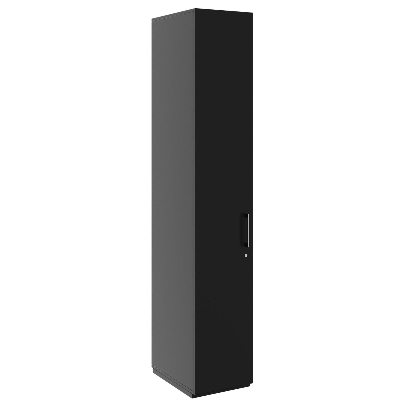PRO Gabinetto di Cloakroom | 6 OH, 400 - 600 x 2250 mm, morbido, nero