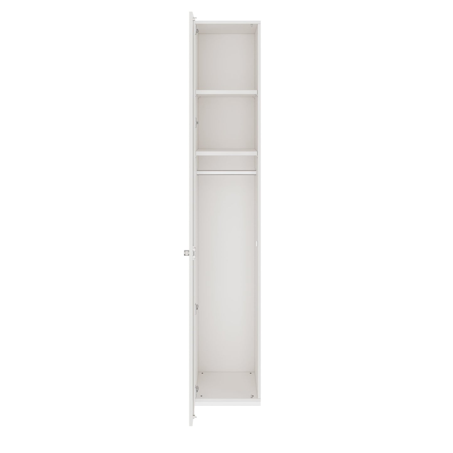 PRO Gabinetto di Cloakroom | 6 OH, 400 - 600 x 2250 mm, morbido, bianco