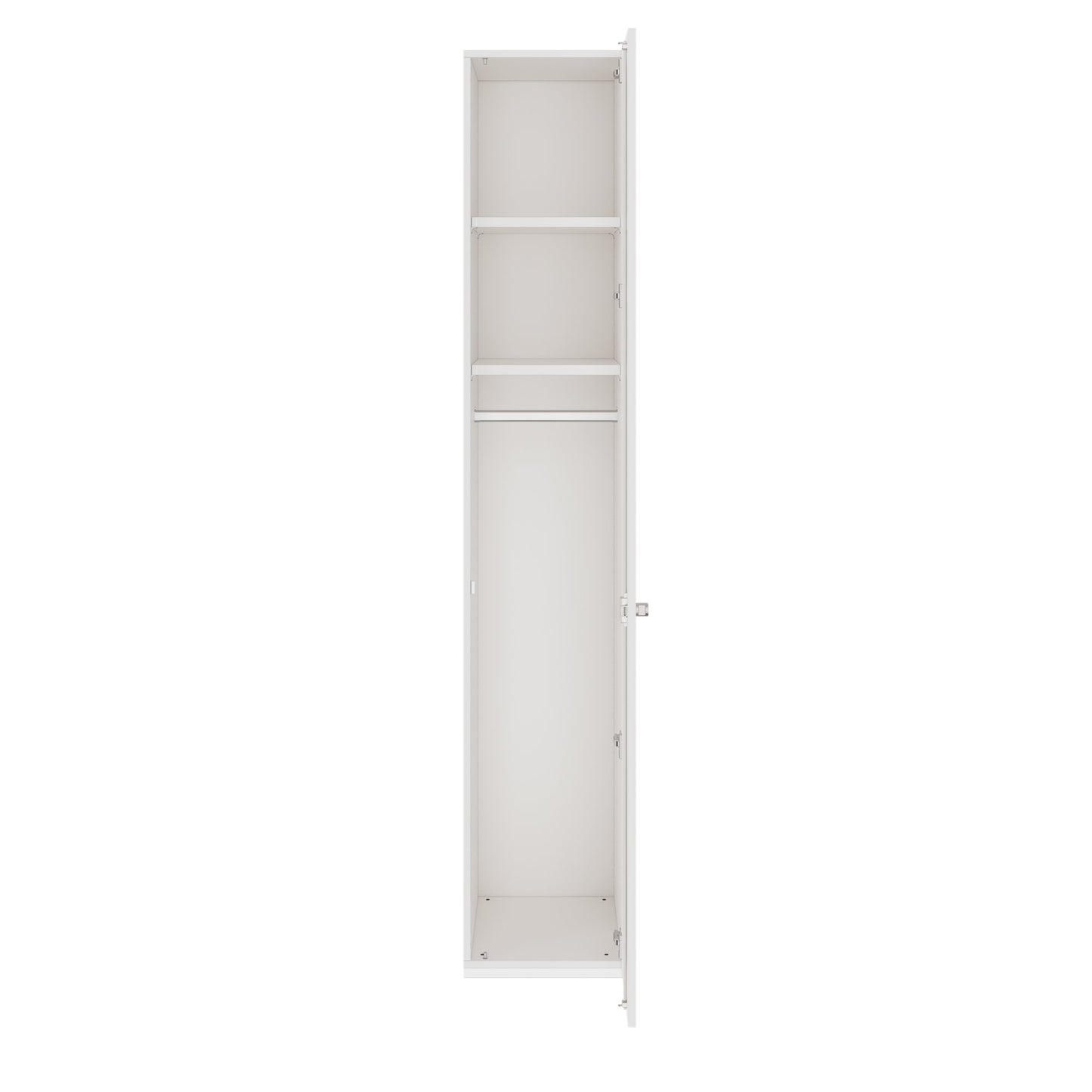 PRO Gabinetto di Cloakroom | 6 OH, 400 - 600 x 2250 mm, morbido, bianco