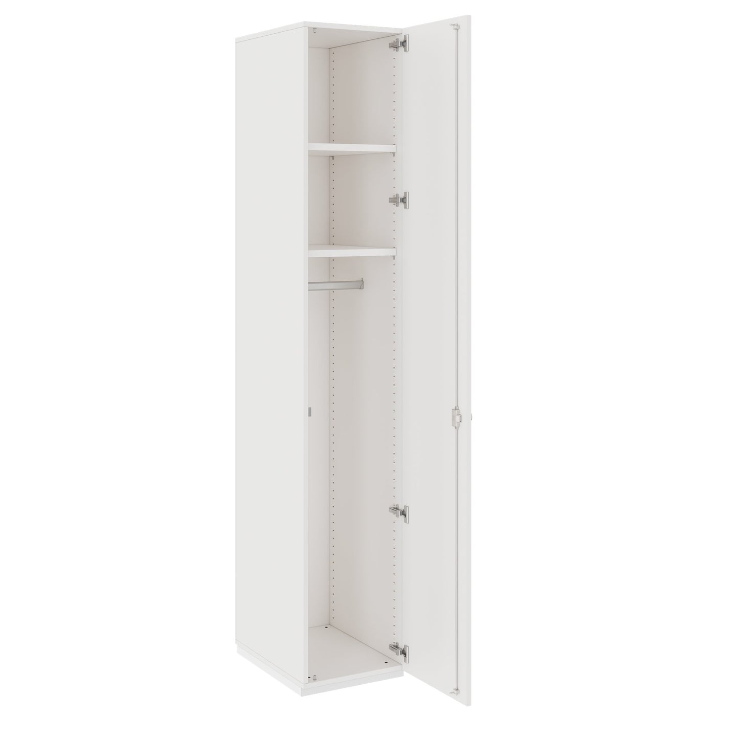 PRO Gabinetto di Cloakroom | 6 OH, 400 - 600 x 2250 mm, morbido, bianco