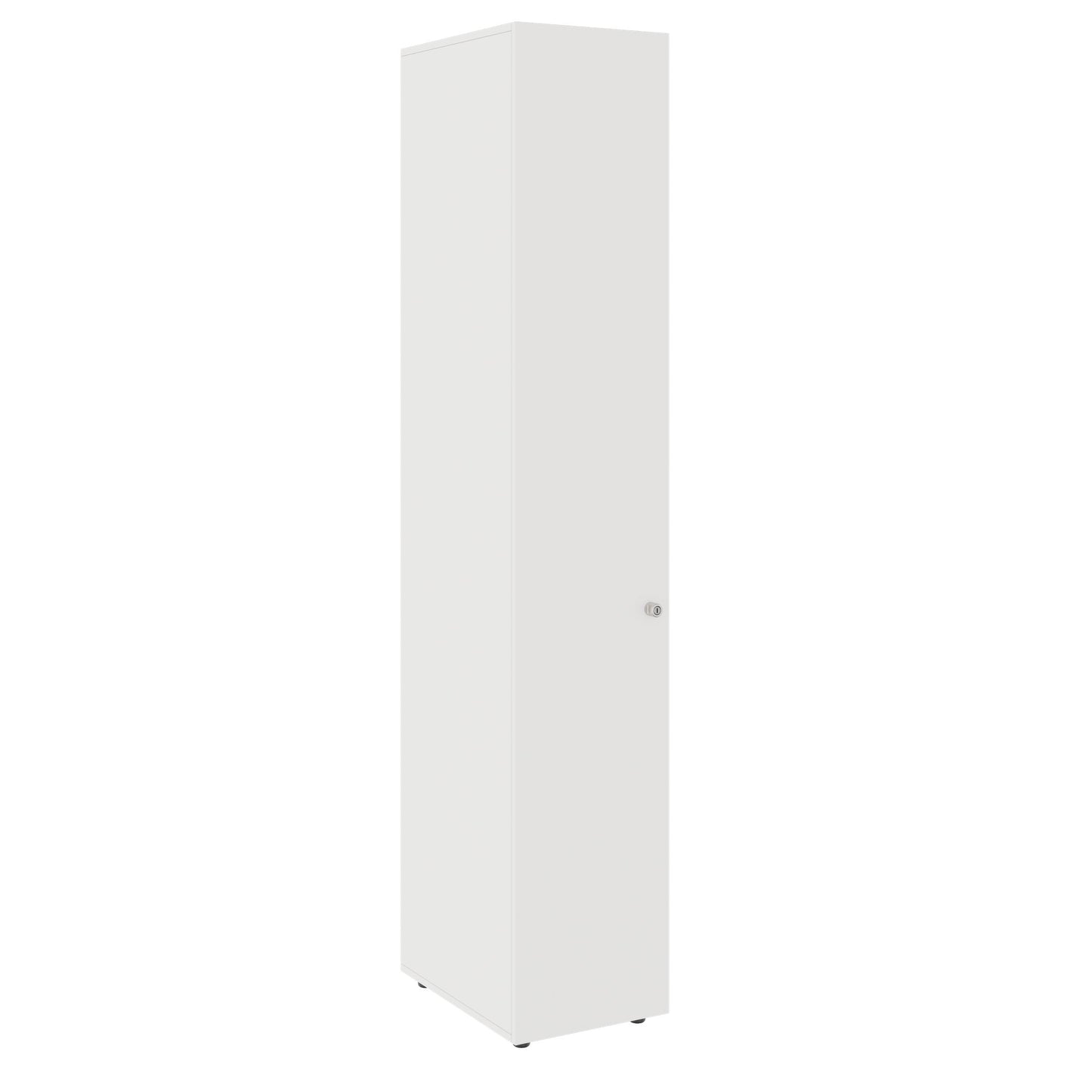 PRO Gabinetto di Cloakroom | 6 OH, 400 - 600 x 2250 mm, morbido, bianco