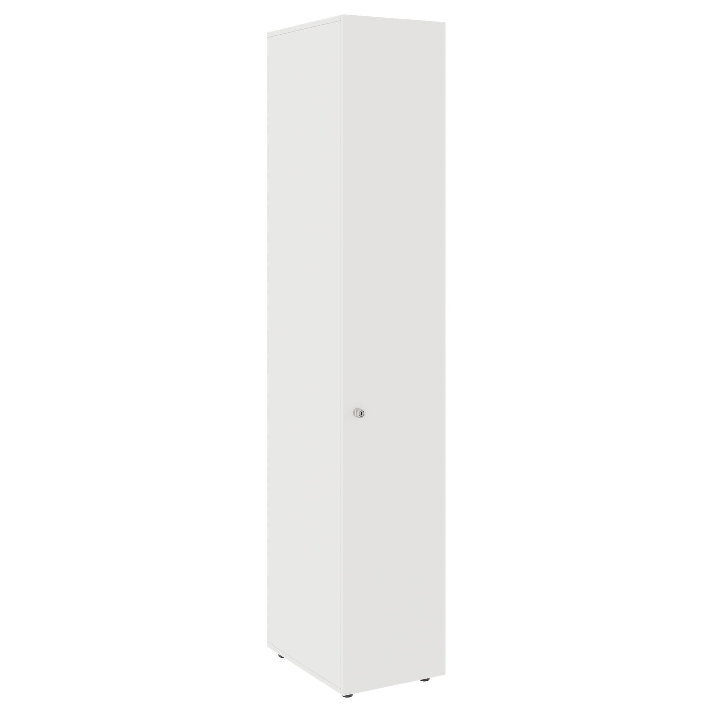 PRO Gabinetto di Cloakroom | 6 OH, 400 - 600 x 2250 mm, morbido, bianco