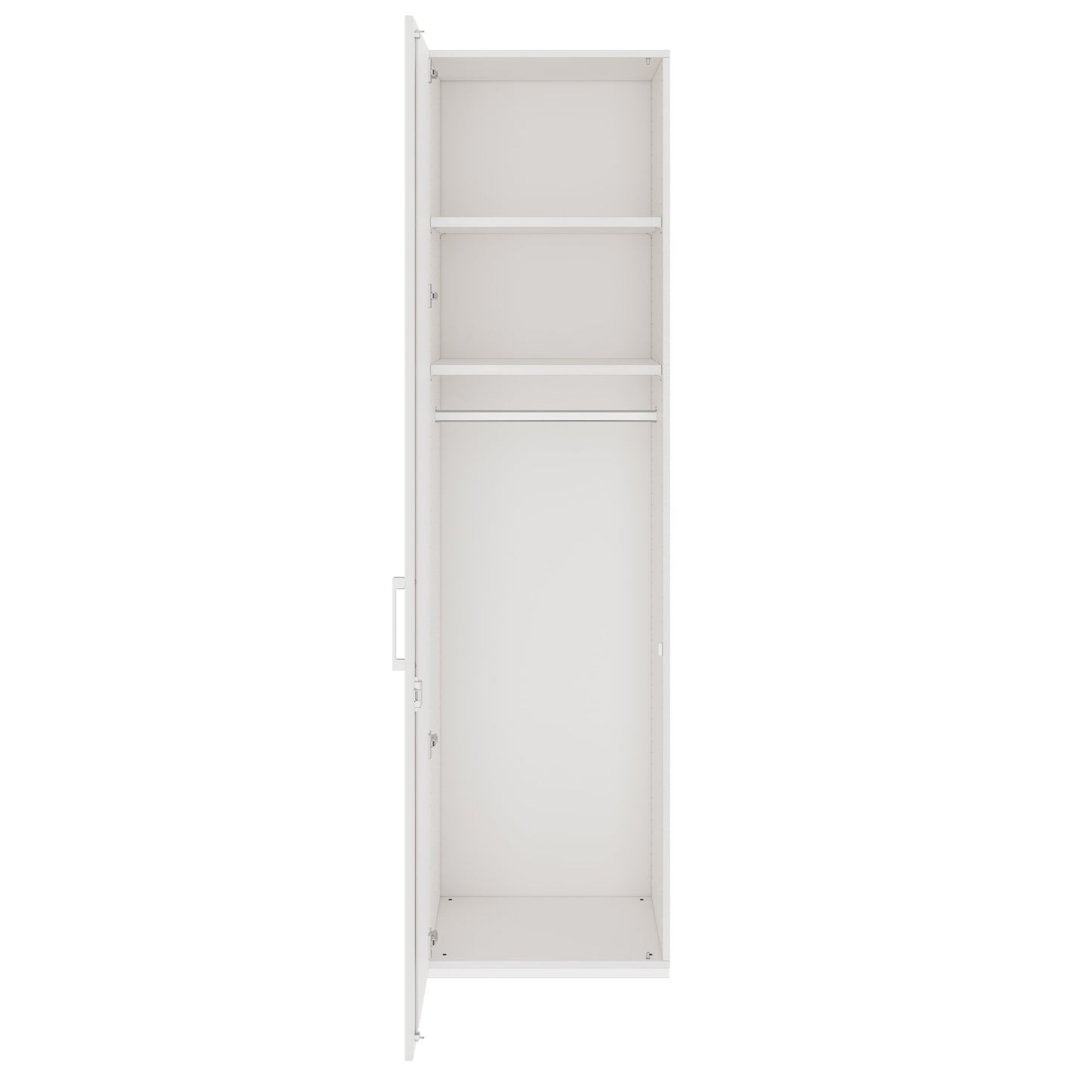 PRO Gabinetto di Cloakroom | 6 OH, 400 - 600 x 2250 mm, morbido, bianco