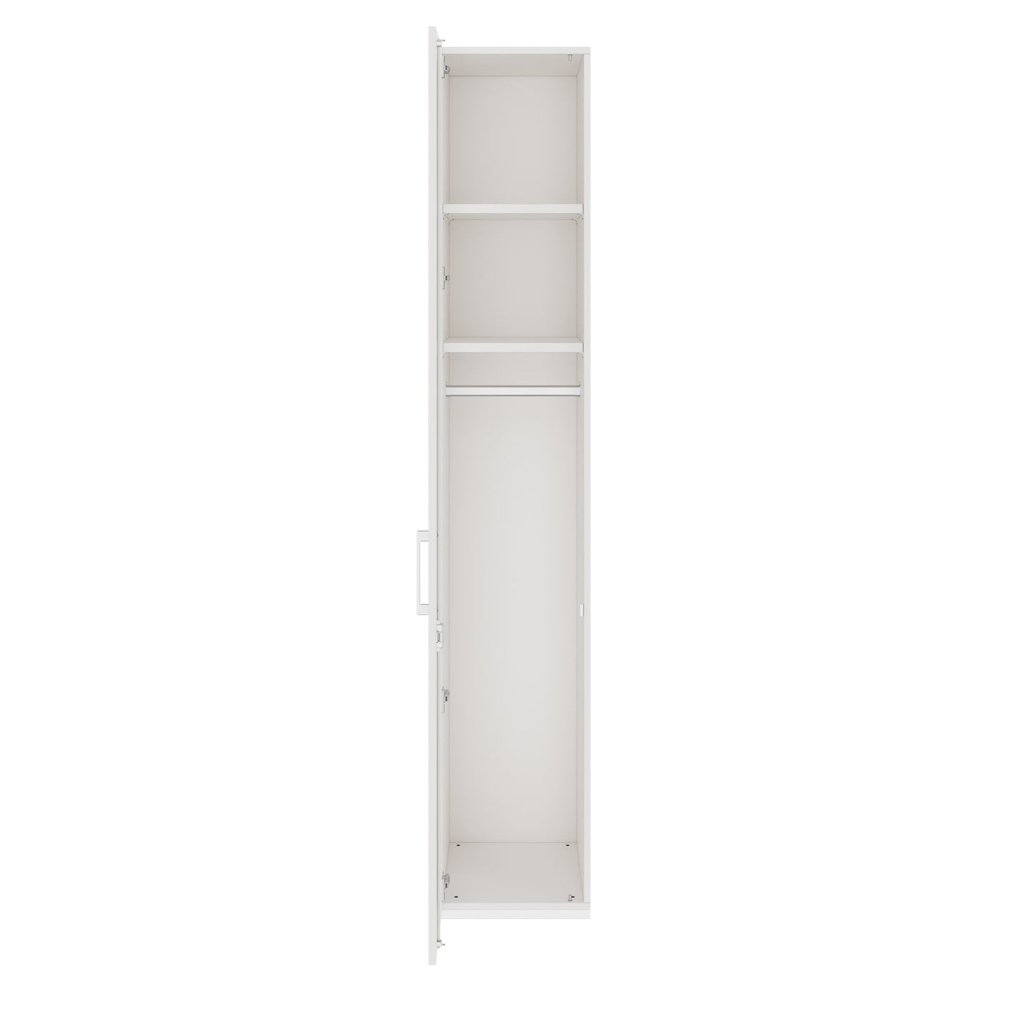 PRO Gabinetto di Cloakroom | 6 OH, 400 - 600 x 2250 mm, morbido, bianco