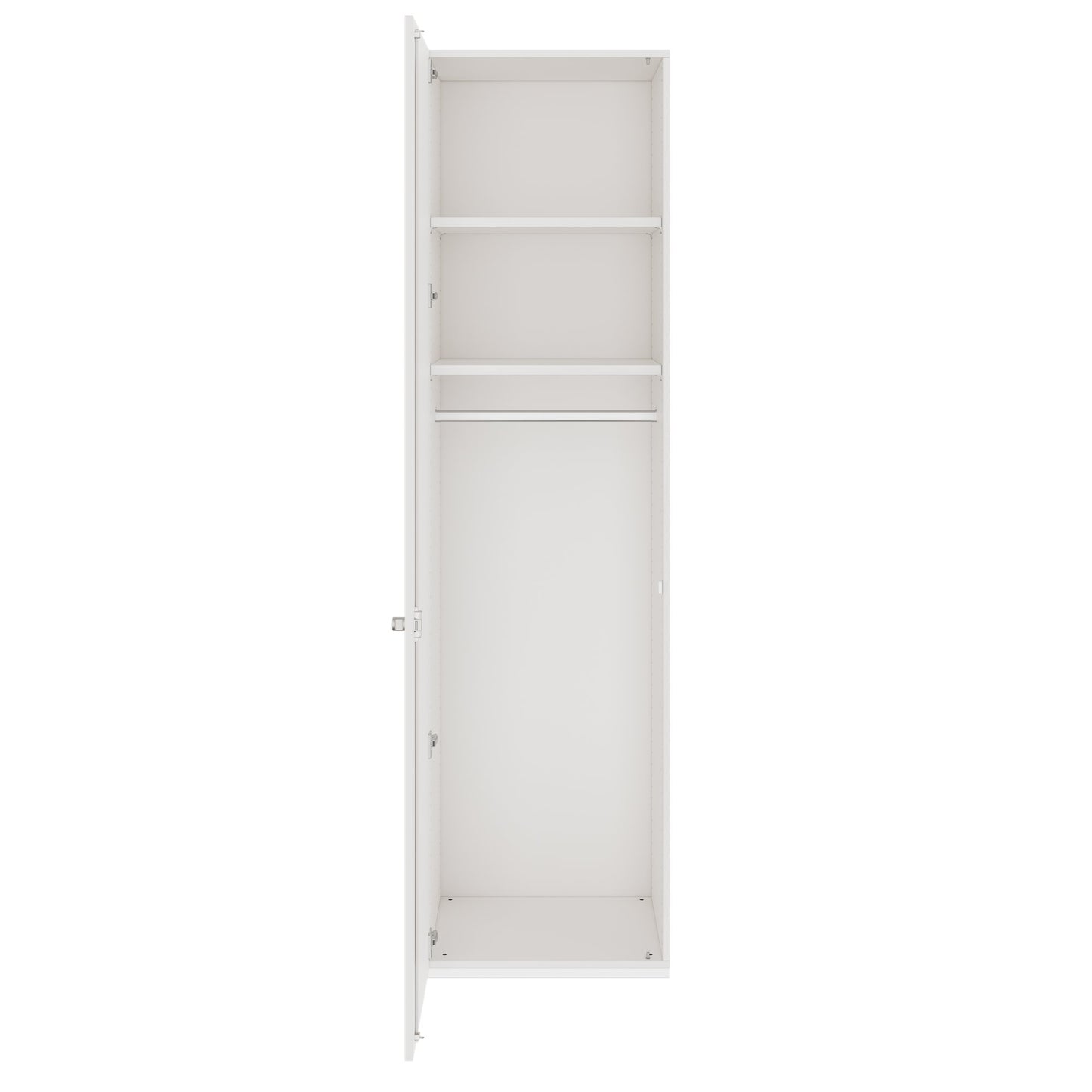 PRO Gabinetto di Cloakroom | 6 OH, 400 - 600 x 2250 mm, morbido, bianco
