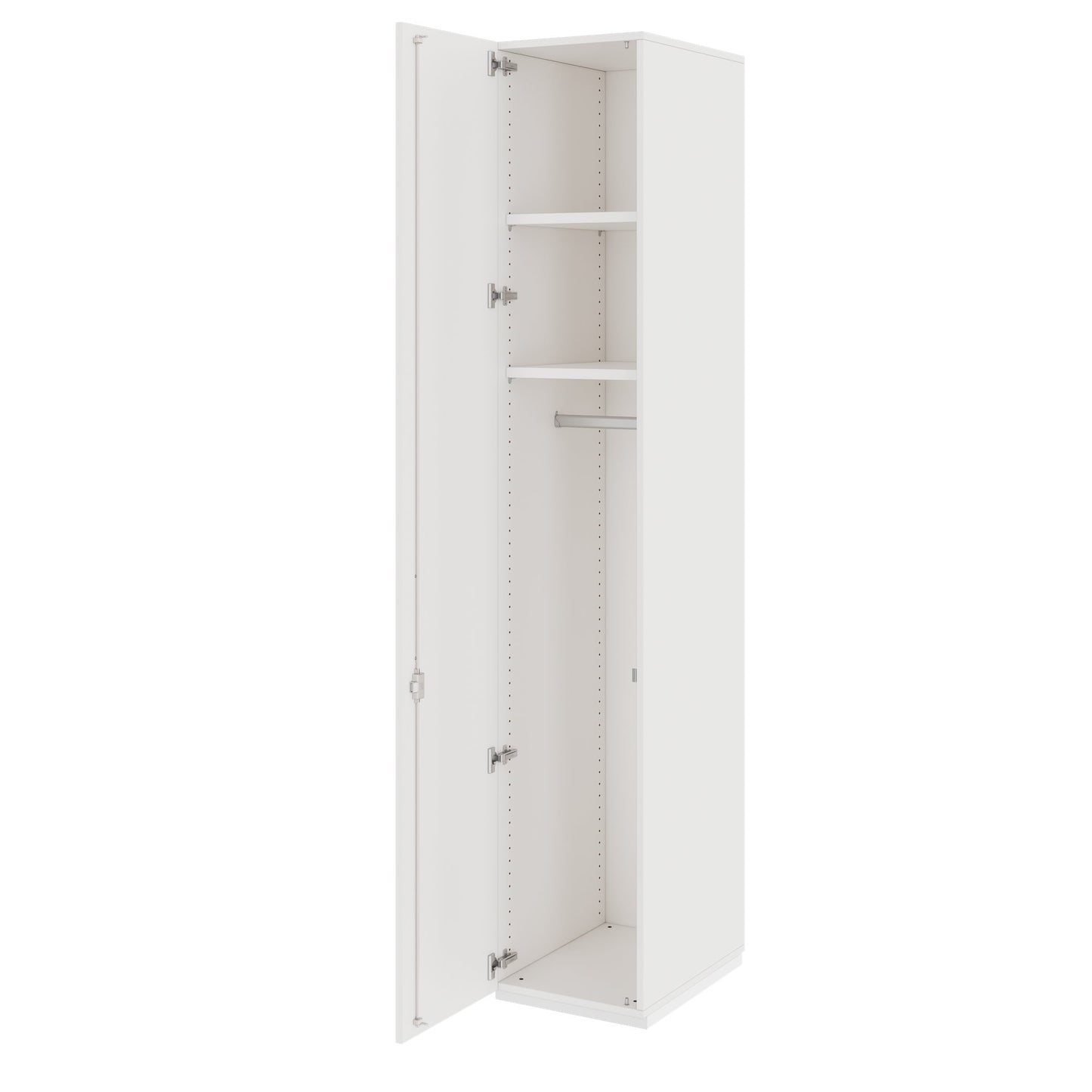PRO Gabinetto di Cloakroom | 6 OH, 400 - 600 x 2250 mm, morbido, bianco
