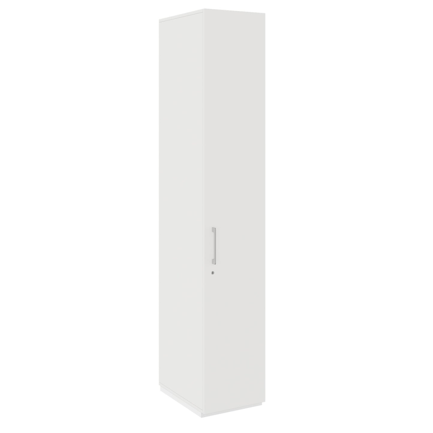 PRO Gabinetto di Cloakroom | 6 OH, 400 - 600 x 2250 mm, morbido, bianco