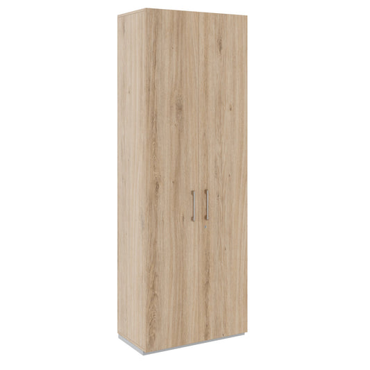 PRO Cloakroom cabinet | 6 Oh, 800 - 1000 x 2250 mm, soft -close, natural oak