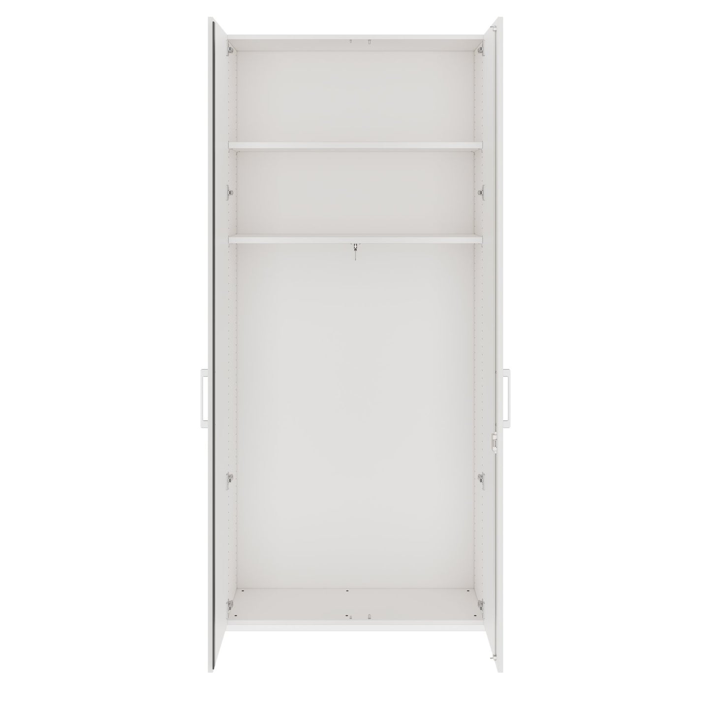 PRO Gabinetto di Cloakroom | 6 OH, 800 - 1000 x 2250 mm, morbido, bianco