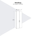 PRO Armoire vestiaire | 6 OH, 800 - 1000 x 2250 mm, fermeture douce, blanc - 13 Thumbnail Image