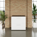 PRO Armoire de registre de garniture | 2 oh, 800 x 770 mm, corpus collé, graphite / blanc - 13 Thumbnail Image