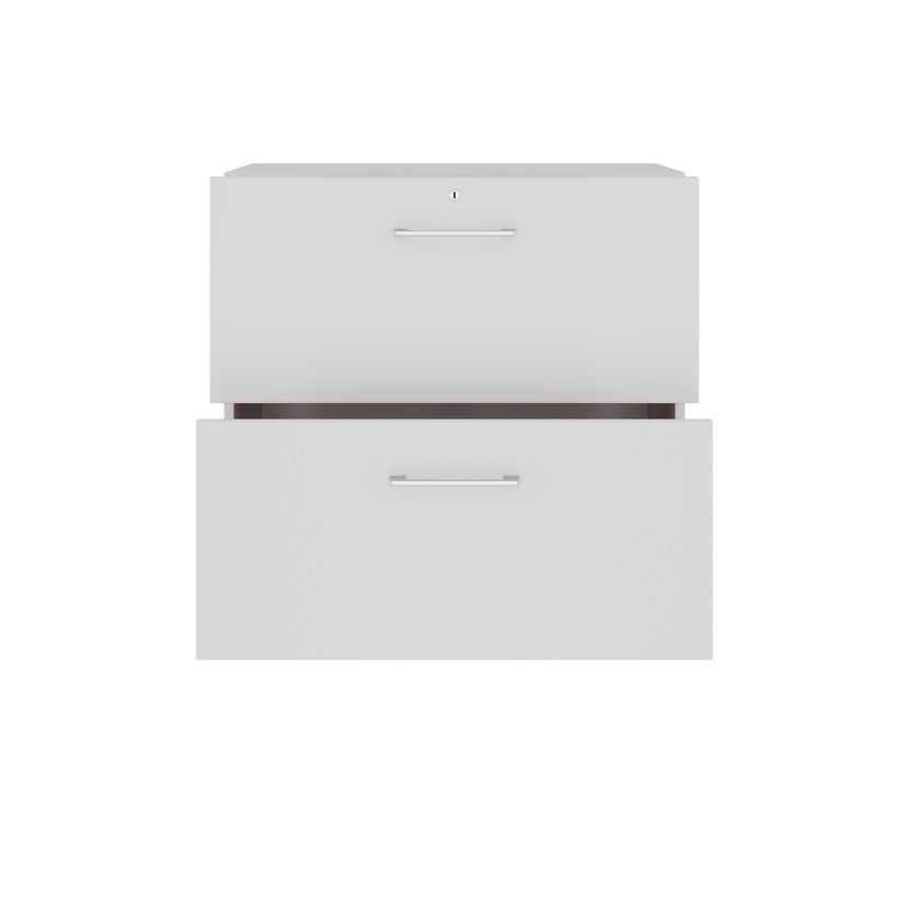 PRO Armoire de registre de garniture | 2 oh, 800 x 770 mm, corpus collé, gris