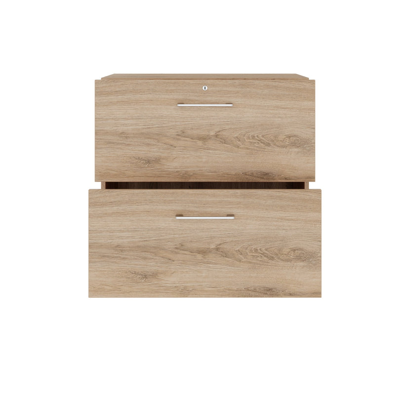 PRO Topping register cabinet | 2 Oh, 800 x 770 mm, glued corpus, natural oak