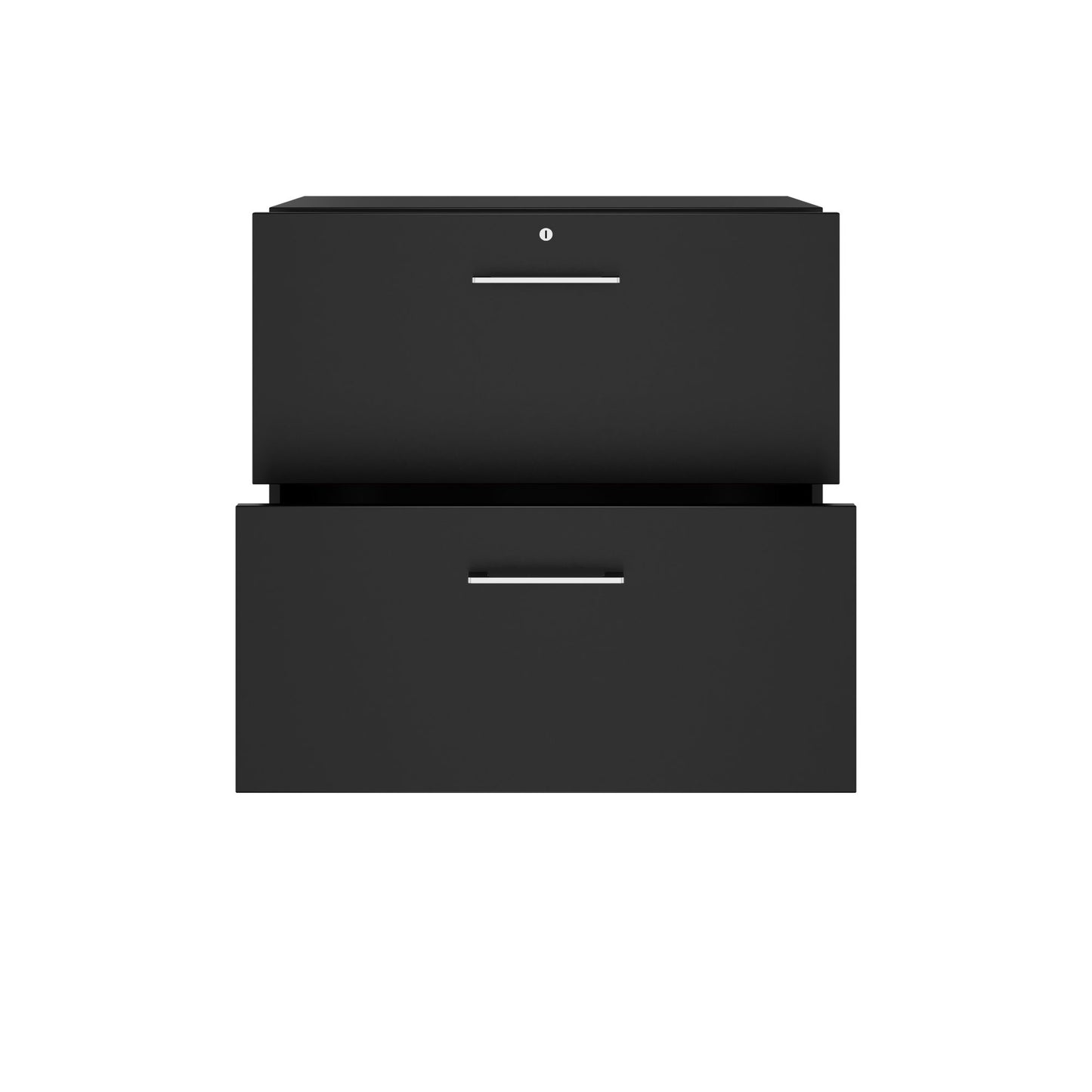 PRO Armoire de registre de garniture | 2 oh, 800 x 770 mm, corpus collé, noir