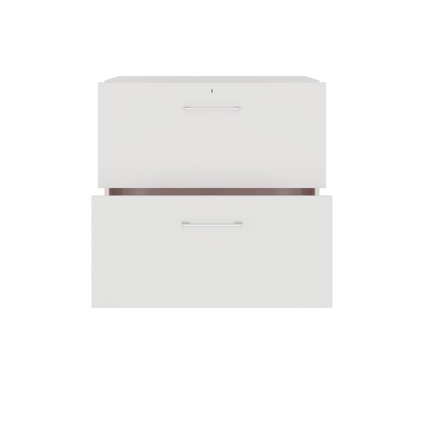 PRO Armoire de registre de garniture | 2 oh, 800 x 770 mm, corpus collé, blanc
