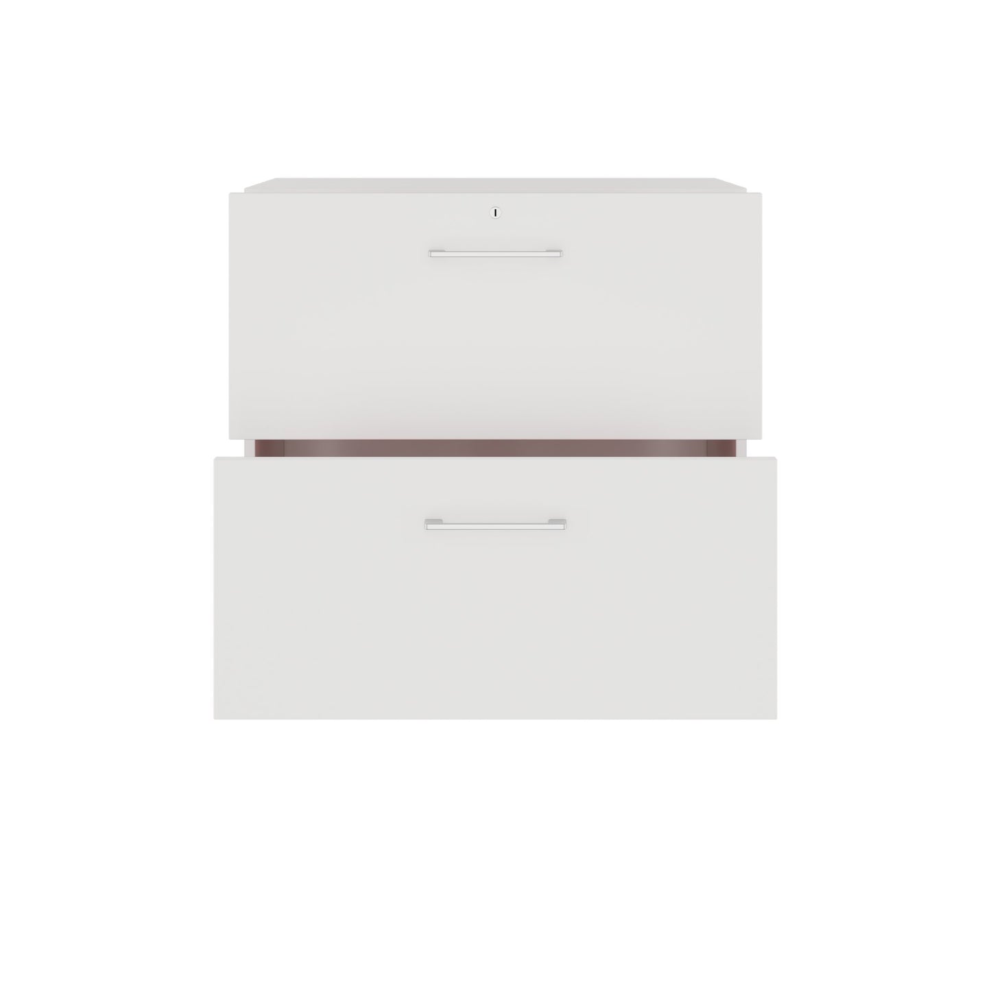 PRO Armoire de registre de garniture | 2 oh, 800 x 770 mm, corpus collé, blanc