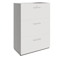 PRO Armoire de registre de garniture | 3 oh, 800 x 1140 mm, corpus collé, graphite / blanc - 1 Thumbnail Image