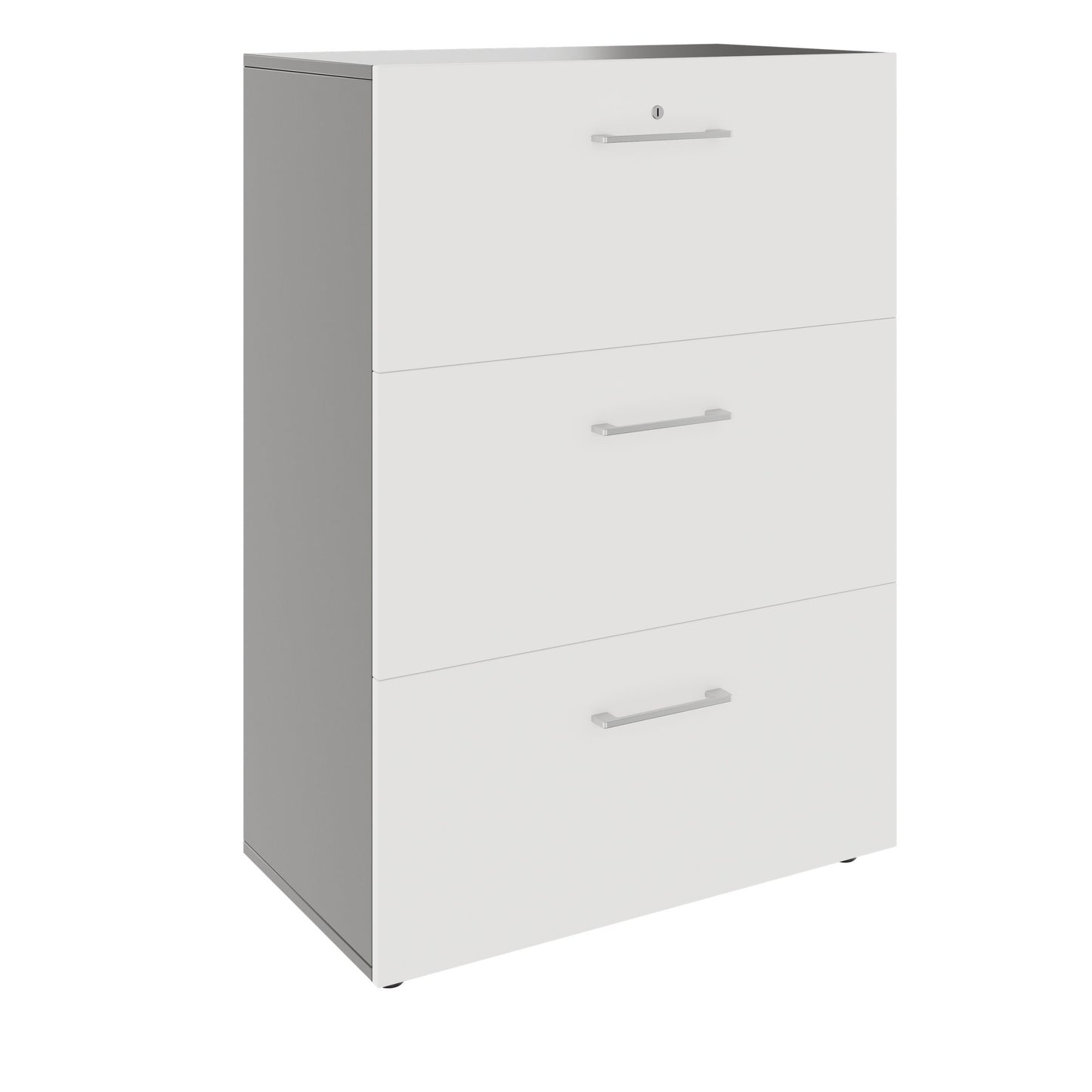 PRO Topping register cabinet | 3 Oh, 800 x 1140 mm, glued corpus, graphite / white