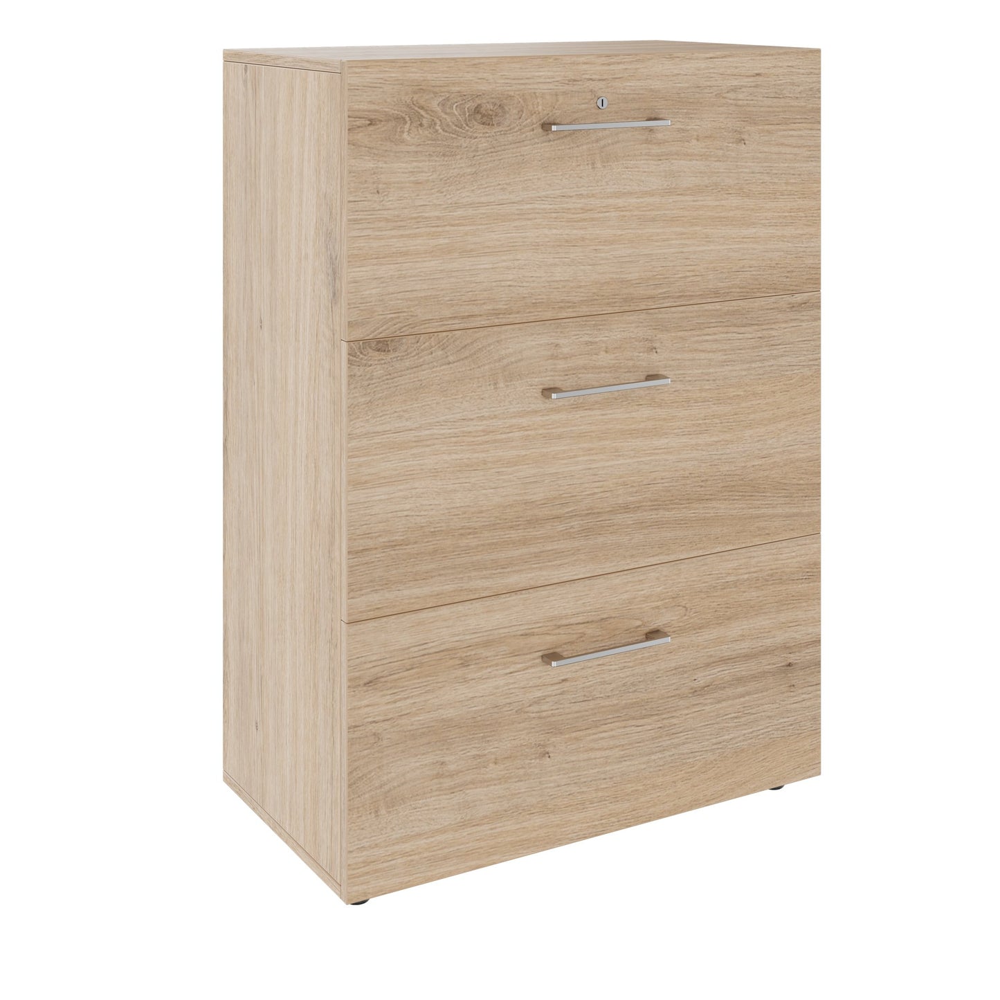 PRO Armoire de registre de garniture | 3 oh, 800 x 1140 mm, corpus collé, chêne naturel