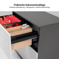 PRO Armoire de registre de garniture | 3 oh, 800 x 1140 mm, corpus collé, noir - 9 Thumbnail Image