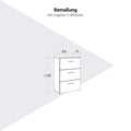 PRO Armoire de registre de garniture | 3 oh, 800 x 1140 mm, corpus collé, noir - 12 Thumbnail Image
