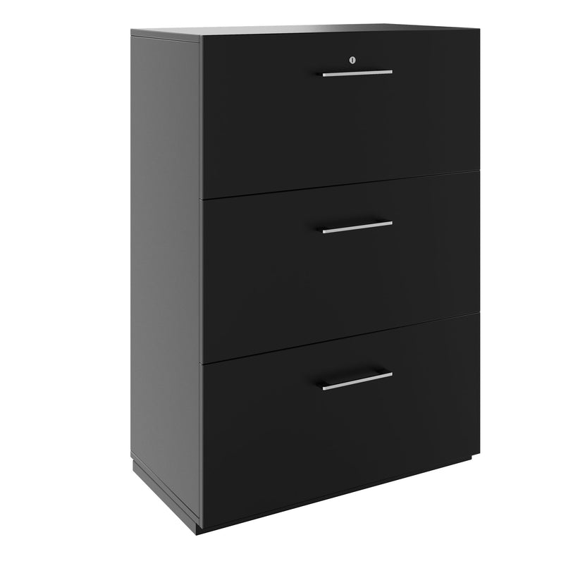 PRO Topping register cabinet | 3 Oh, 800 x 1140 mm, glued corpus, black
