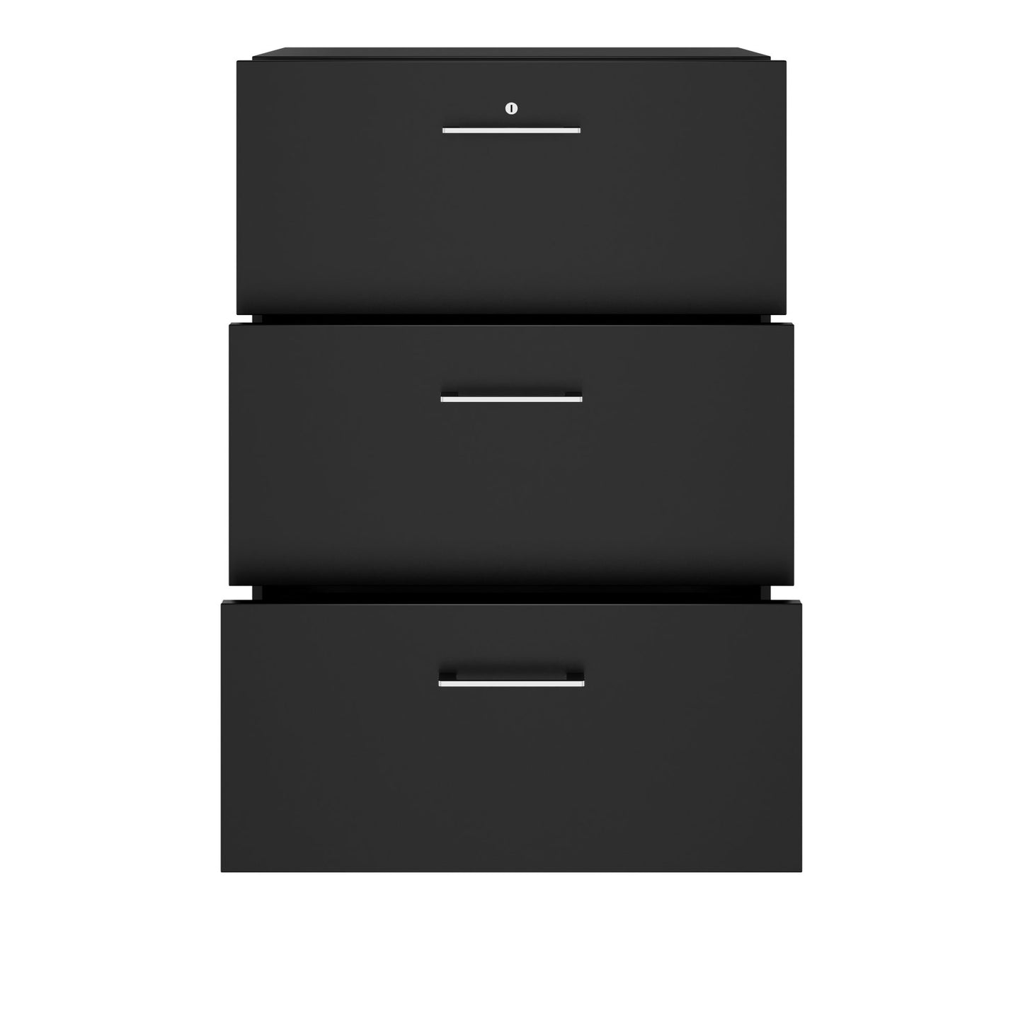 PRO Armoire de registre de garniture | 3 oh, 800 x 1140 mm, corpus collé, noir