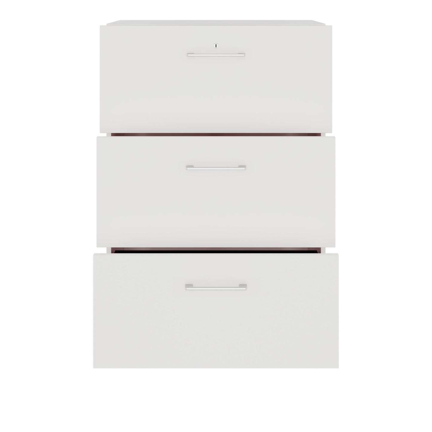 PRO Armoire de registre de garniture | 3 oh, 800 x 1140 mm, corpus collé, blanc