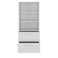 PRO Hanging file cabinet | 5 OH, 800 x 1880 mm, glued корпус, with shelf, gray - 3 Thumbnail Image