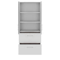 PRO Hanging filing cabinet | 5 OH, 800 x 1880 mm, glued carcass, with door, Grey - 3 Thumbnail Image