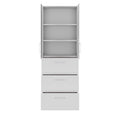 PRO Filing cabinet for hanging files | 6 OH, 800 x 2250 mm, glued carcass, with door, Grey - 3 Thumbnail Image