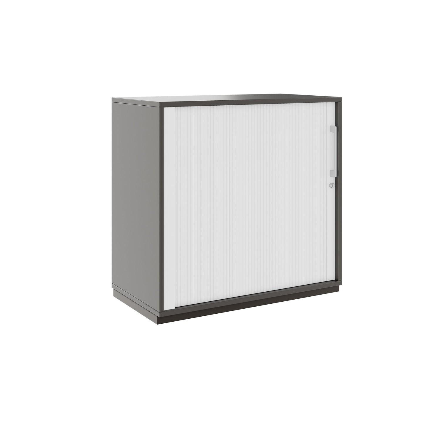 PRO Cabinetto del negozio querroll | 2 OH, 800 - 1600 x 770 mm, corpus incollato, grafite