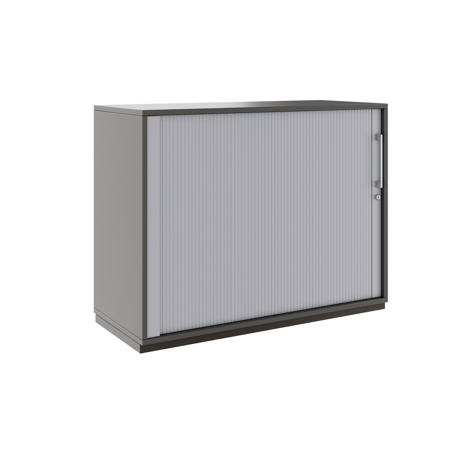 PRO Cabinetto del negozio querroll | 2 OH, 800 - 1600 x 770 mm, corpus incollato, grafite