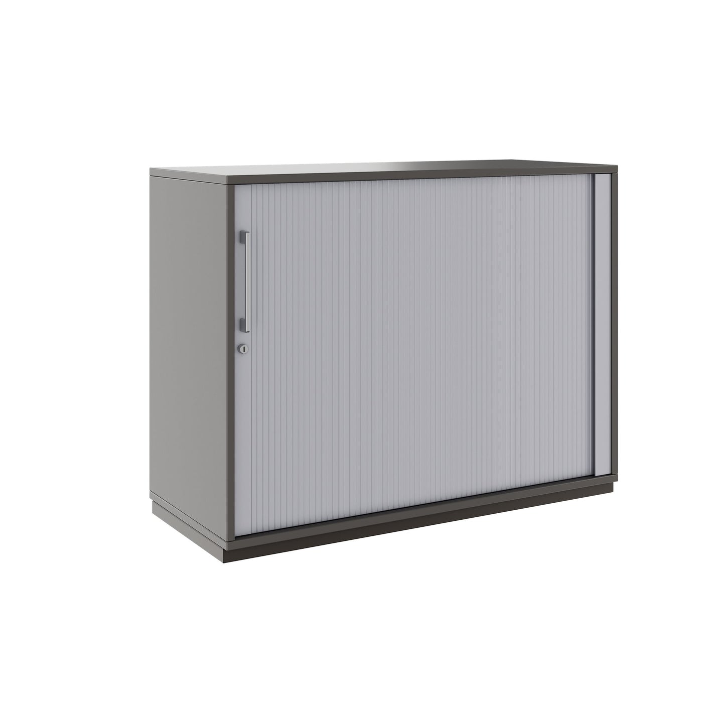 PRO Cabinetto del negozio querroll | 2 OH, 800 - 1600 x 770 mm, corpus incollato, grafite