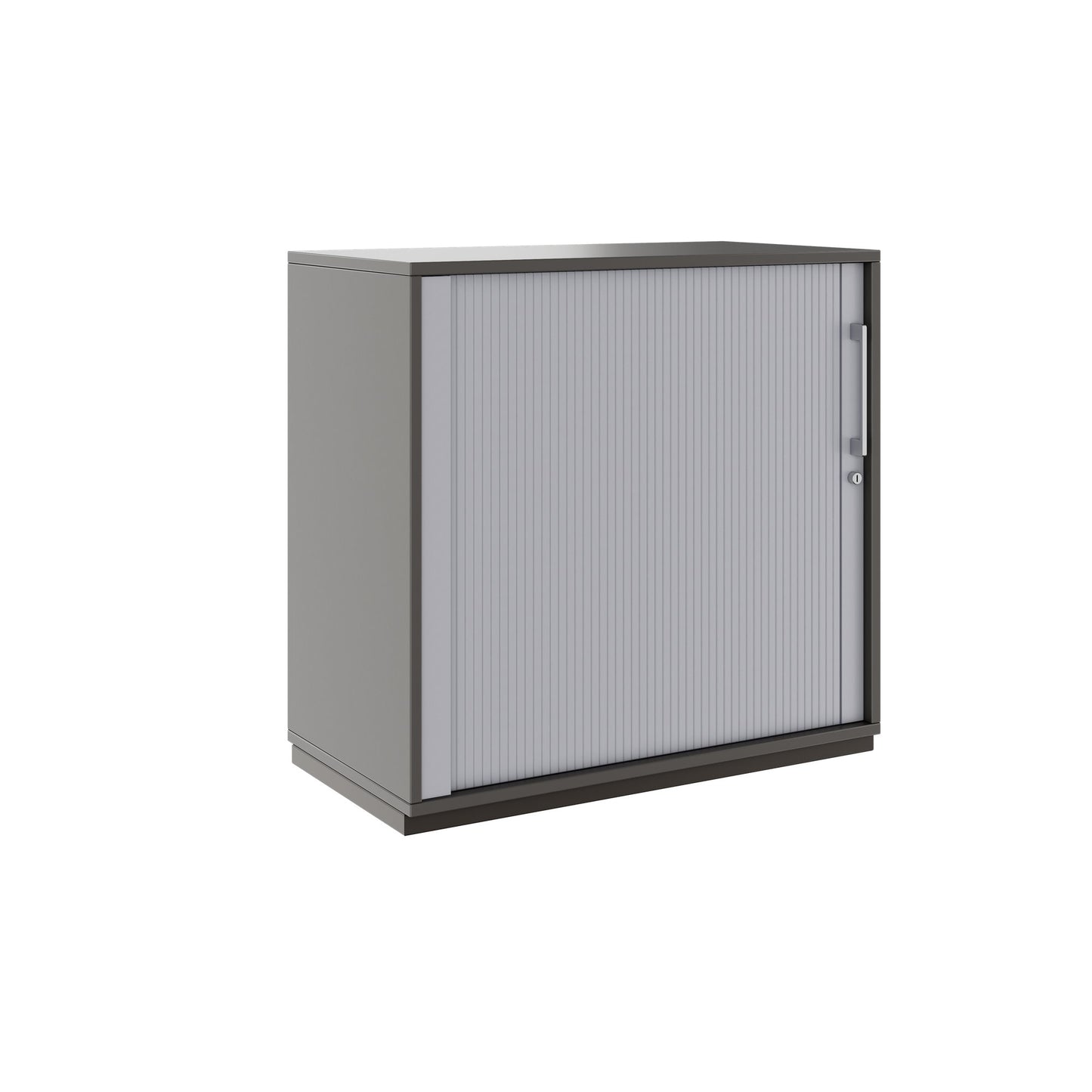 PRO Cabinetto del negozio querroll | 2 OH, 800 - 1600 x 770 mm, corpus incollato, grafite