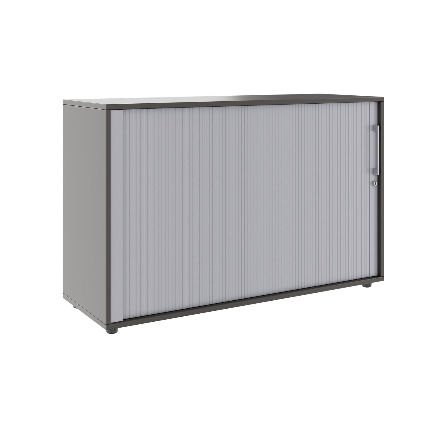 PRO Cabinetto del negozio querroll | 2 OH, 800 - 1600 x 770 mm, corpus incollato, grafite