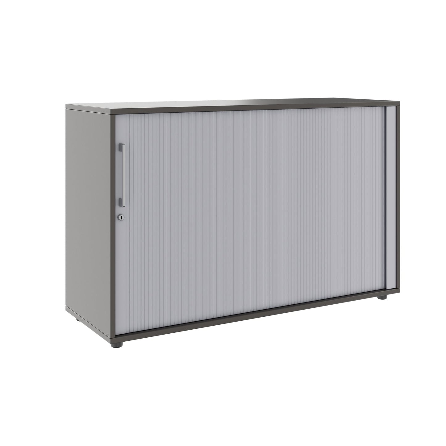 PRO Cabinetto del negozio querroll | 2 OH, 800 - 1600 x 770 mm, corpus incollato, grafite