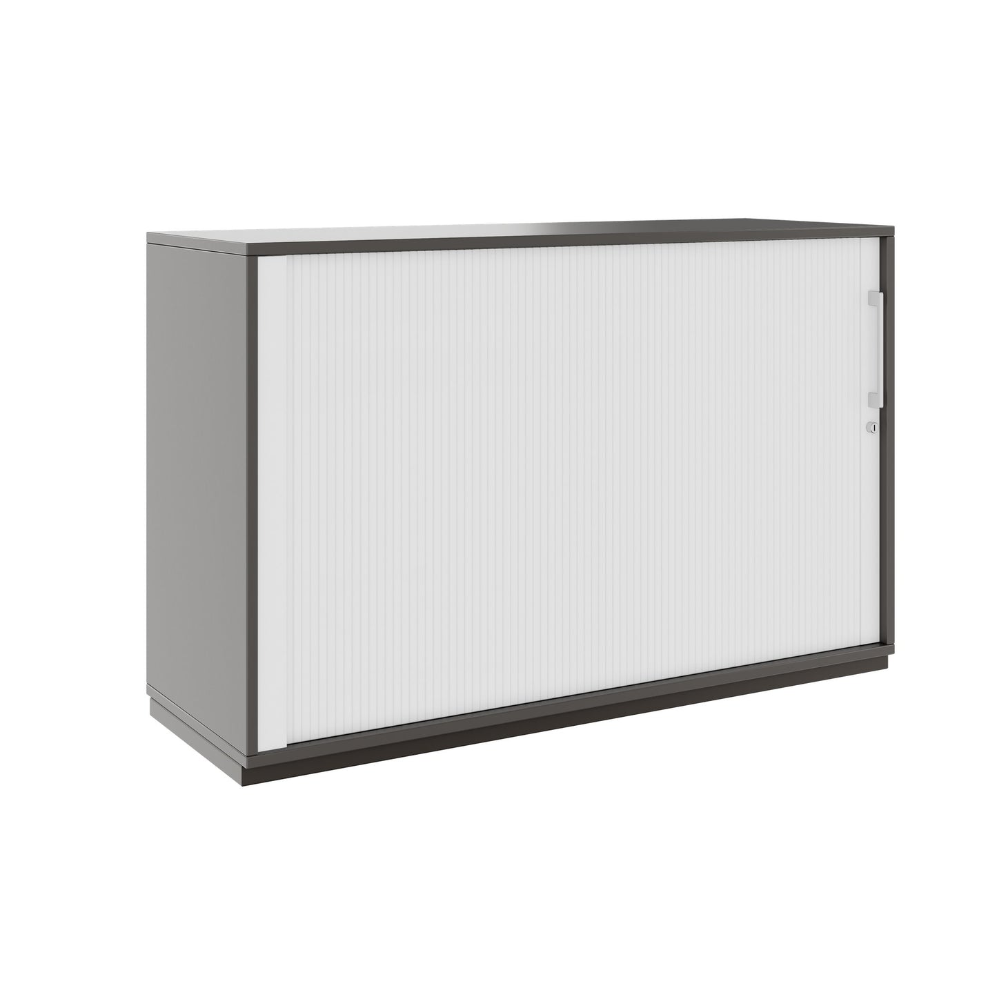 PRO Cabinetto del negozio querroll | 2 OH, 800 - 1600 x 770 mm, corpus incollato, grafite