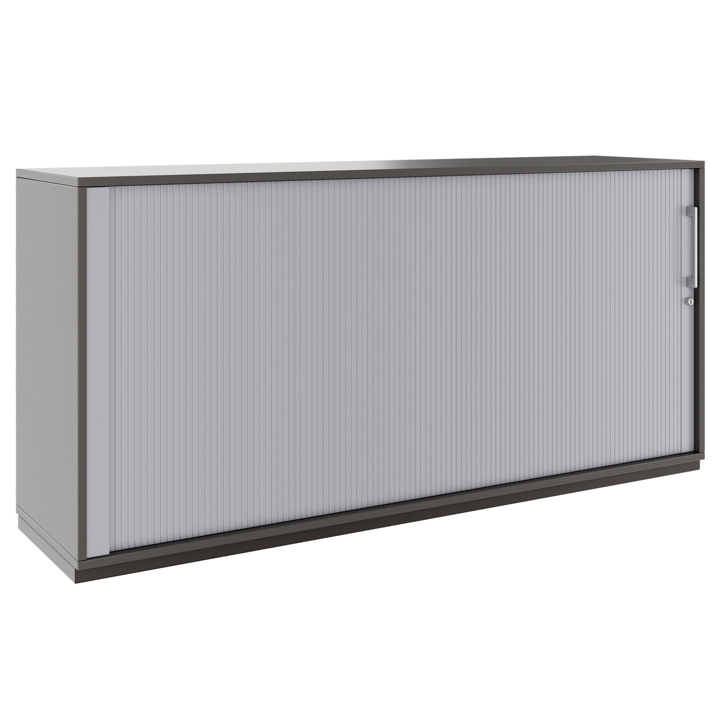 PRO Cabinetto del negozio querroll | 2 OH, 800 - 1600 x 770 mm, corpus incollato, grafite