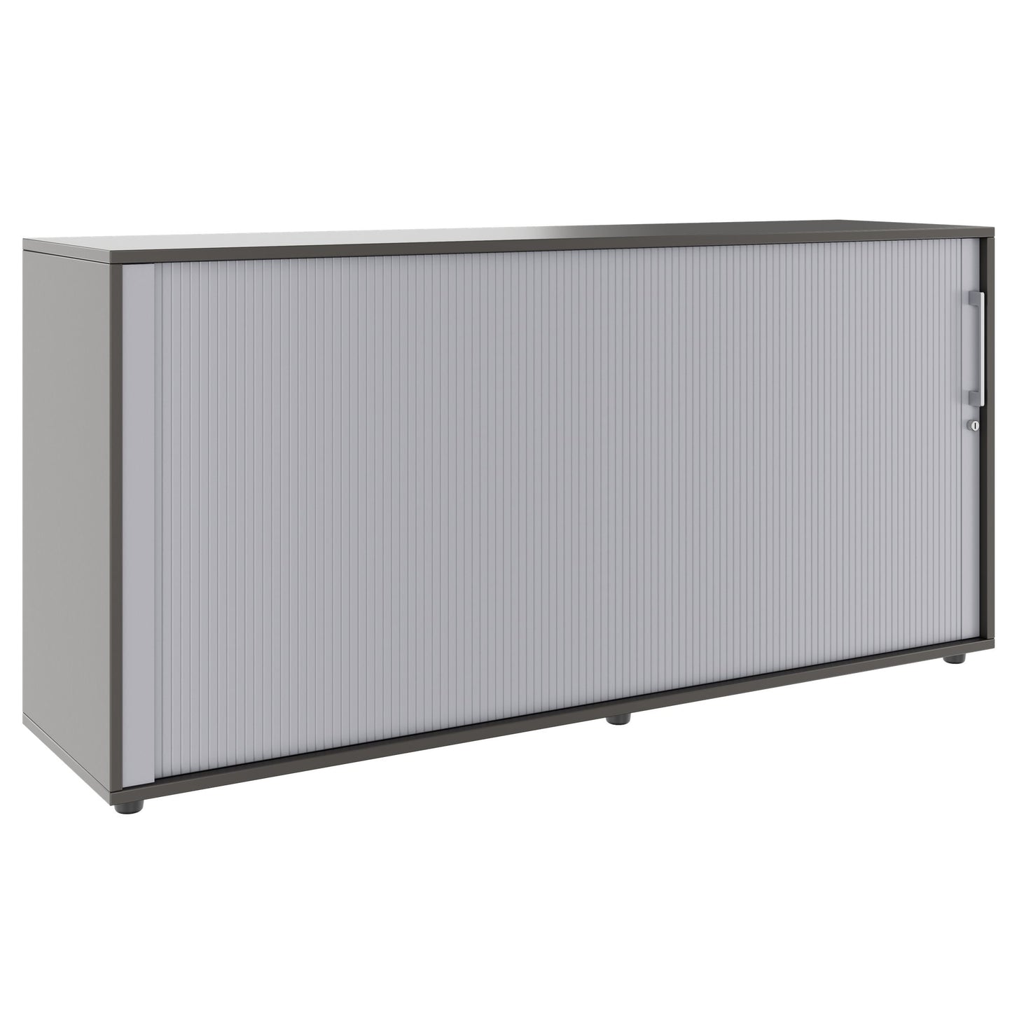 PRO Cabinetto del negozio querroll | 2 OH, 800 - 1600 x 770 mm, corpus incollato, grafite